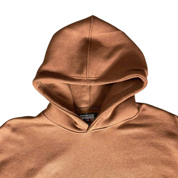 DROP 01: UNTAGGED — Premium Blank Hoodie (Brown)