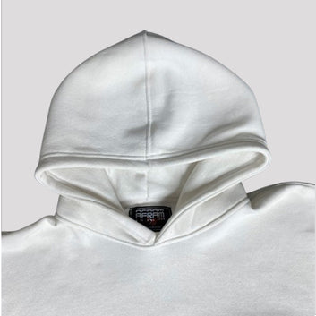 DROP 01: UNTAGGED — Premium Blank Hoodie (White)